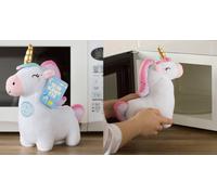 Peluche Unicorno cm. 25 termico per microonde