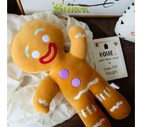 Peluche Uomo Focaccina Shrek Omino di Pan di Zenzero Morbido Divertente 30Cm