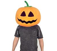 Peluche zucca lampada costume Halloween maschera animale mascotte testa adulto Natale vestito da Babbo Natale arancione, Arancione, Taglia unica