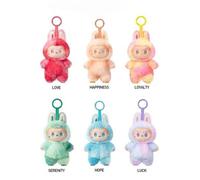 Peluches Portachiavi Pupazzetto Monster LafufuTipo Energy Labubu Collezione