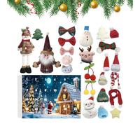 Peluga Avvento Natalizio Giocattolo - Prego Di Peluche Graziose | Calendario Per Il Conto Alla Rovescia A 24 Giorni Per Il Per Del Desktop Stagionale 'albero Di Natale
