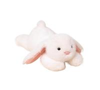 Peluga coniglio liscio, animale di ripieno di coniglio bugiardo Peluche di | Casta compagnia, carina collezione di animali coccolosi realistici per soggiorno, camera da