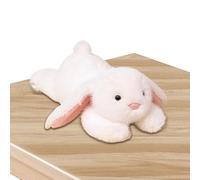 Peluga Di Coniglio Liscio, Animale Di Riempimento Di Coniglio Bugiardo | Embaccibile Coniglio Pluce | Collezione Di Abbracci Realistici Abbracci Per La Sala Studio, Mobili Soggiorno