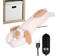 Peluga di riscaldamento per adulti - Animale di peluche USB, giocattolo per cani caldi regolabile | di calore spegnimento automatico per spalla posteriori del cucciolo di pancia rilievo ragazz
