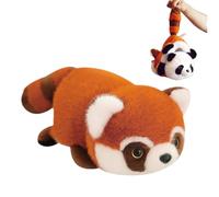 Peluga Rossa Panda - PP Cotton Reversible Panda Plush | ANIMA PUNCHIO | Giocattolo Reversibile Alle Emozioni A Doppia Faccia Per Ragazze, Ragazzi, Bambini, Decorazione Di Divani Per La Casa, Favo