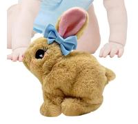 Pelugia coniglio realistico, coniglietti interattivi giocattolo per bambini, animale domestico elettronico coniglietto realistico - figura interattiva giocattolo di peluche figura, orecchie che