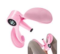 Pelvic Floor Exercise Device - Adjustable Thigh Trainer, Digital Rep Counter, Hip Strengthener Machine, Professional Muscle Recovery Tool, Top Performance Fitness Gear, Pink Small For Women
