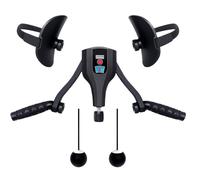 Pelvic Floor Muscle Trainer, Multifunctional Adjustable Resistance Hip Exerciser, Alloy Steel, Foam Pelvic Floor Muscles Repair Equipment for Strengthening and Rehabilitation, 21.5x12.5x12cm