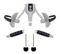 Pelvic Floor Muscle Trainer, Multifunctional Adjustable Resistance Hip Exerciser, Alloy Steel, Foam Pelvic Floor Muscles Repair Equipment for Strengthening and Rehabilitation, 21.5x12.5x12cm