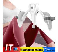Pelvic Floor Muscle Trainer Thigh Master for Gym Yoga (White counter with Strap)