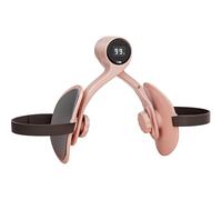 Pelvic Trainer, Inner Thigh Exerciser, Muscle Toning Tool, Foldable Compact Design, Multi-Area Targeting, Home and Gym Strength Training, 21x10.5x34cm Pink Violet