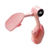 Pelvic Trainer, Strumento for l'allenamento muscolare con display Smart Screen for area di lavoro, studio yoga, soggiorno(Pink)