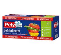pely Sacchetti per congelatore ecologici, 2 Litri, 75 Sacchetti per congelatore, Modello precedente