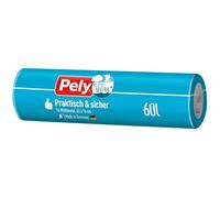 Pely Sacchetti per la spazzatura, pratici e sicuri, ecologici, 60 l, 16 pezzi