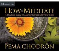Pema Chodron How to Meditate with Pema Chodron (CD)