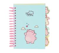 Safta Blocco note A6 PEMBE THE PINK CAT – ideale per bambini, resistente 10,5 x 14,8 cm