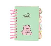 PEMBE THE PINK CAT - Blocco note A7, quaderni, ideale per bambini in età scolastica, comodo e versatile, qualità e resistenza, 7,4 x 10,5 cm