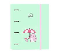 Safta Raccoglitore PEMBE THE PINK CAT 4 anelli 35 cm, 100 fogli A4, 27x3,5x32 cm, ideale per bambini