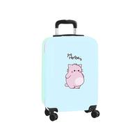 Safta Trolley da cabina PEMBE THE PINK CAT 20 pollici con ruote, lucchetto, 34,5 x 20 x 55 cm