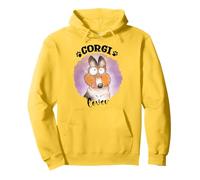 Pembroke Welsh Corgi Cane Mamma Papà Kawaii Dog Doodles Felpa con Cappuccio