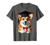 Pembroke Welsh Corgi Dog Gratuation School Owner Maglietta