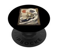 Pembroke Welsh Corgi giapponese che pratica il surfing PopSockets PopGrip Adesivo