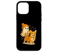 Pembroke Welsh Corgi Halloween Ghost Walking Dog Custodia per iPhone 12 mini
