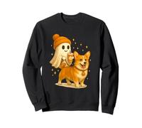 Pembroke Welsh Corgi Halloween Ghost Walking Dog Felpa