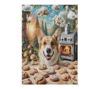 Pembroke Welsh Corgi Puzzle 300 Pezzi Gioco Creativo Per Ragazzi Cute Pet Animals Intelligenza Educativa Rompicapo Idea Regalo Per Figlio A Natale E Compleanno 300 PCS
