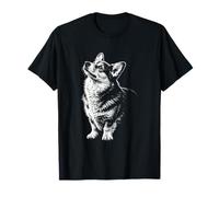 Pembroke Welsh Corgi Ritratto Minimalista Maglietta