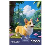 Pembroke Welsh Corgi1000 Piece Jigsaw Puzzle for Adults And Kids Educational Games Cute PetFun And Challenging Home Decors Great Gift Idea70x50cm/1000pcs