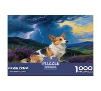 Pembroke Welsh Corgi1000 Piece Jigsaw Puzzles for Adults Educational Games Pet DogChallenging for Home Decoration Great Gift Idea38x26cm/1000pcs
