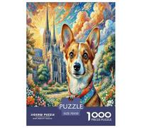 Pembroke Welsh Corgi1000 Pieces Jigsaw Puzzles for Adults Family Game Cute PetsChallenging for Home Decoration Great Gift Idea70x50cm/1000pcs