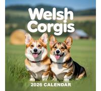 Pembroke Welsh Corgis calendar 2026 12 monthly: Adorable and Energetic Corgis Bringing Smiles All Year