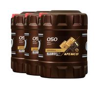 PEMCO 050 SAE 50 Olio Motore Monogrado, 3x20 Litri