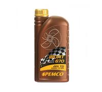 PEMCO 1 Litro IBOAT 670 Olio Per Fuoribordo API TD NMMA TC-W3