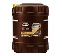 Pemco 10 Litro Diesel M-50 Fatt 20W-50 PM0702 Api CH-4 / Sl Acea E7 A3/B4