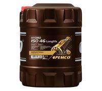 Pemco 20 L Litro Idraulico Hydro ISO 46 HLP 46 Olio Idraulico Minerale