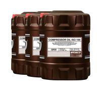 Pemco Compressor Olio Iso 100 Olio Compressore, 3x20 Litro