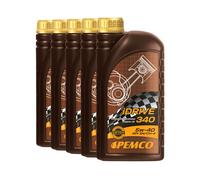 Pemco idrive 340 5W-40 Olio, Acea A3/B4 , Api Sn / CH-4, BMW LL-01, 5x1 Litro