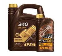 Pemco idrive 340 5W-40 Olio, Acea A3/B4 , Api Sn / CH-4, BMW LL-01,6 da Litro