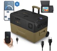 peme Expedition Frigorifero Portatile a Compressore 27 L - Congelatore Auto, Raffreddamento -20°C, Doppia Alimentazione 12V/24V & 230V, Bluetooth-App, Modalità Eco, per Auto, Campeggio