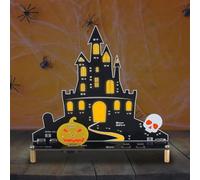 PEMENOL diy Halloween-Musikburg kit elettronica Saldatura Zucca Lanterna Scheletro Lampada Interruttore Touch Effetti LED Respiranti Con Cavo USB Decorazione Halloween Regalo di Festa kit