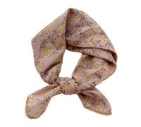 Pemilosci Bandana grande in cotone, fascia per capelli, copertura protettiva, sciarpa per il collo da donna, 71,1 x 71,1 cm, S36-piccolo fiore giallo Y, taglia unica