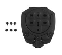 Peminkoo Passante per Cintura tattico Mid Ride con Sistema di Montaggio a sgancio rapido, Base Adattatore per Fondina con Clip da Cintura, pagaia per Cintura con Rotazione di 360 Gradi (Black)