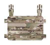 Peminkoo Tactical MOLLE Placard Frontale Flap Leggero Modular Chassis Caccia Vest Plate Carrier Airsoft Chest Rig, CP, Taglia unica