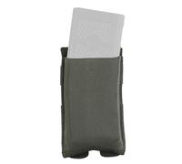 Peminkoo Tasca Porta Caricatore Tattica Aperta per 5,56 M4 Mag Elastic Molle Carrier Single Mag Pouch Airosft Accessories (Green)
