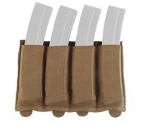 Peminkoo Tasca Porta caricatori Tattica Molle per MP5 MP7 mitragliatrice Leggera Porta caricatori Porta Torcia Gilet Accessori per rig toracici (Khaki)