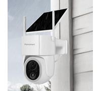 Pemsmart Outdoor 4G Solar Powered Security Camera, con precaricato 1 GB al mese IoT SimCard per 24 mesi copertura nazionale completa