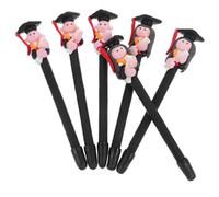 Pen 6pezzi Polymer Clay Doctoral Students Writing Pens Colore Casuale